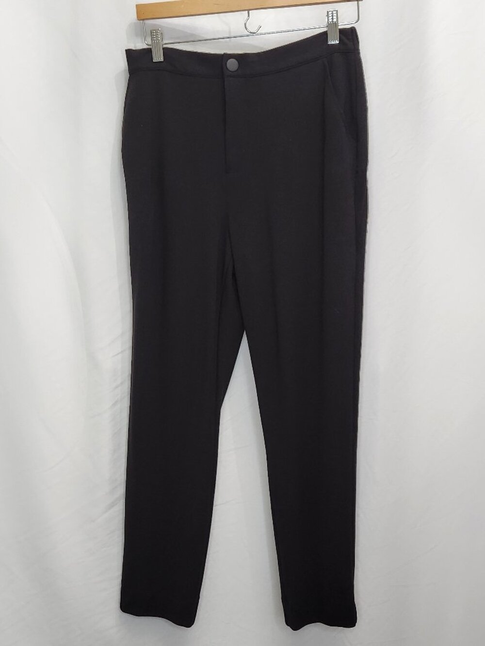 Cabi Pogger Knit Jogger Pants Womens Medium M Black High Rise Ankle 6267 L07